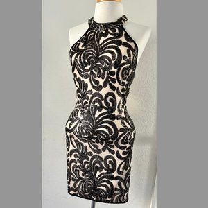 Stunning LOVE REPUBLIC Y2K bodycon sequin mini dress size S
